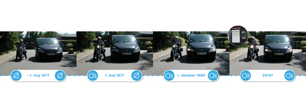Formanden for Motorcykel Forhandler Foreningen har sat det lange lys på forebyggelse af uheld...